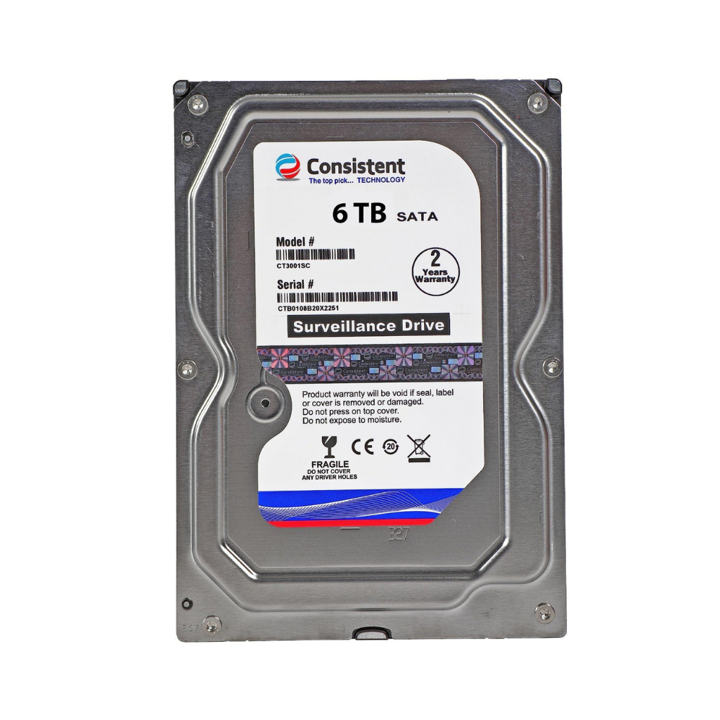 Consistent 6TB SATA 3.5 Inch Internal Hard Drive - Ncaps Infotech